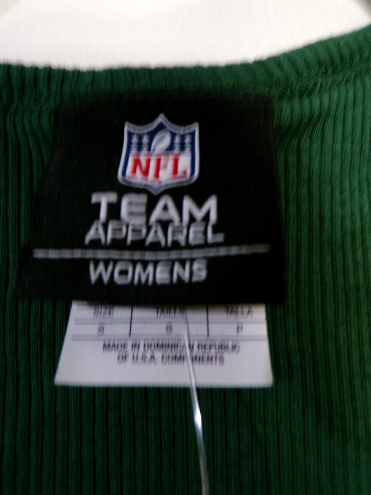 Jets Women's Green Tank Top Small Team Apparel