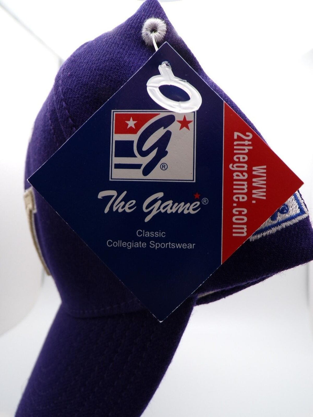 The Game Classic Collegiate Purple Men Baseball Cap W Logo Hat