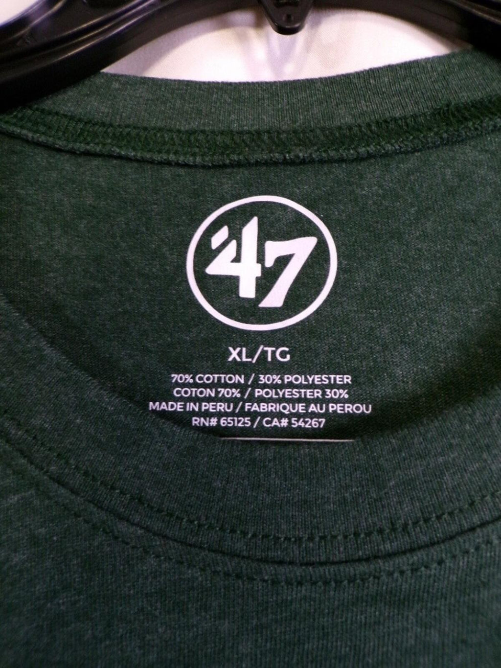 47 Brand North Dakota State Bison Football T-Shirt XL Dark Green