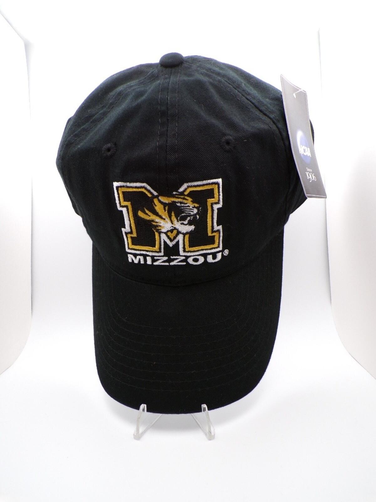 Mizzou Tigers Black Adjustable Baseball Cap Hat Size M