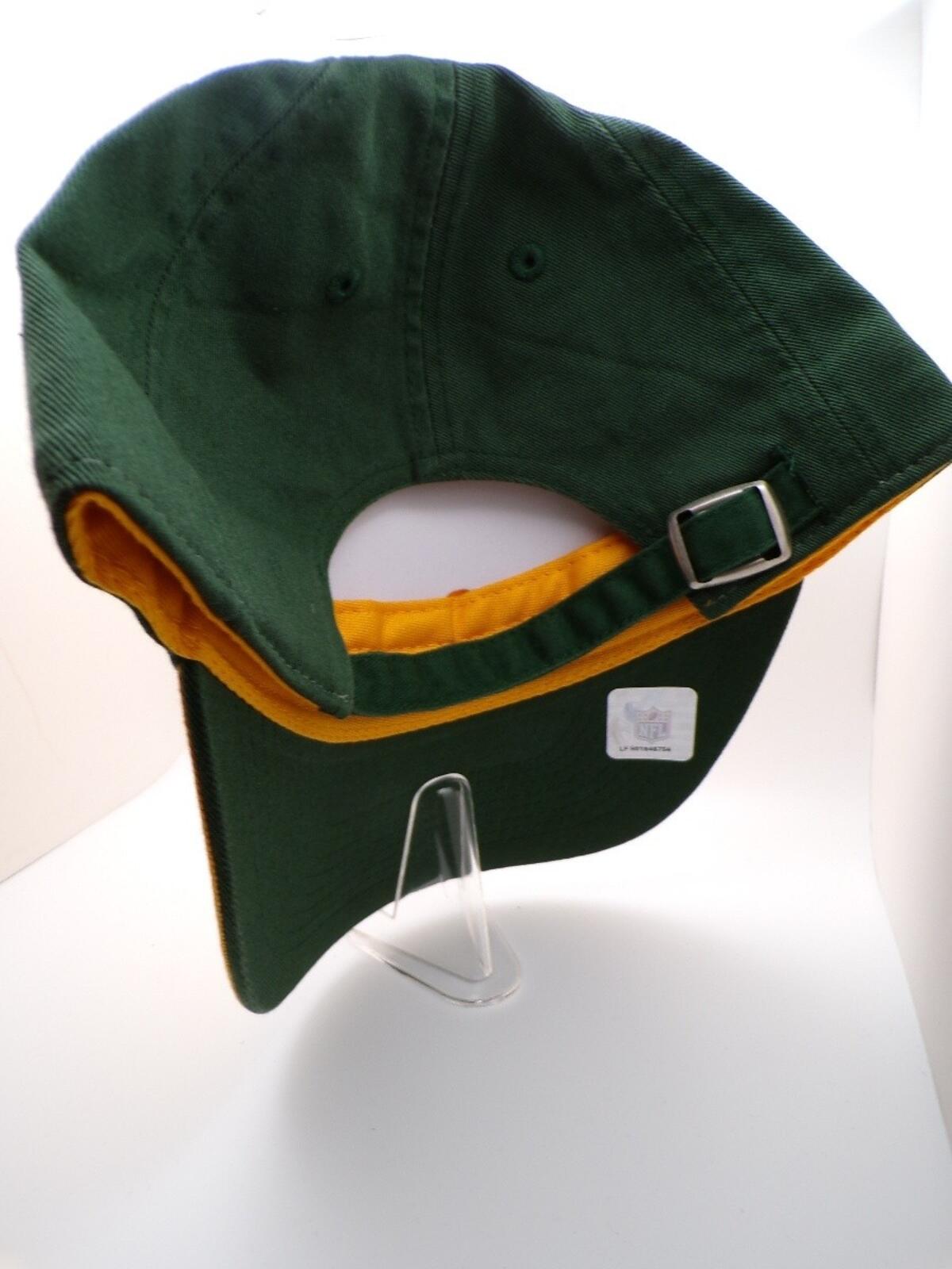 The Game Green Bay Packers Baseball Cap L/XL Adjustable 2-Tone Cotton