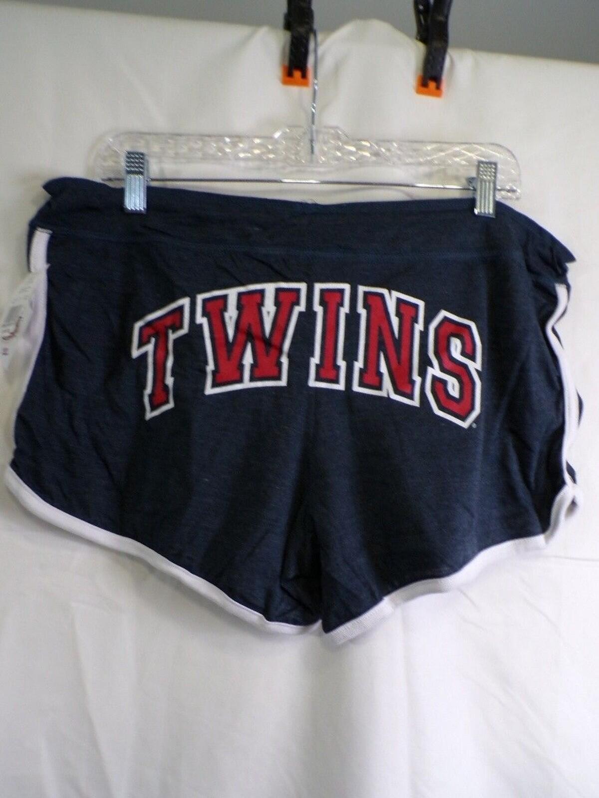 Minnesota Twins Women's Navy Athletic Shorts Size XL Genuine Merchandise