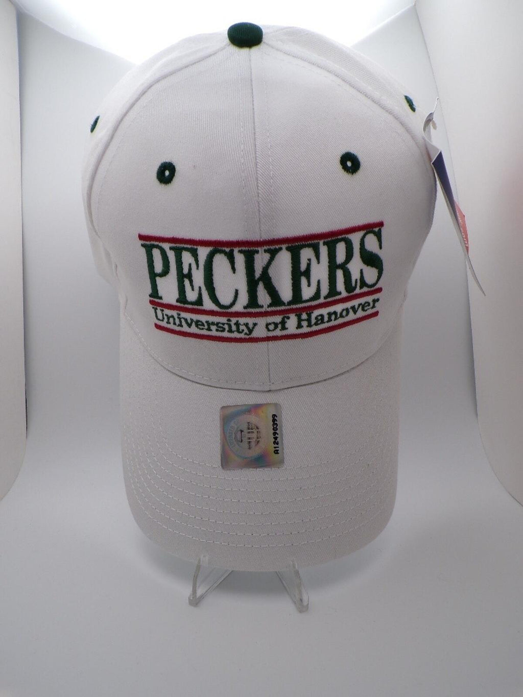 47 The Game University of Hanover PECKERS White Baseball Snapback Cap