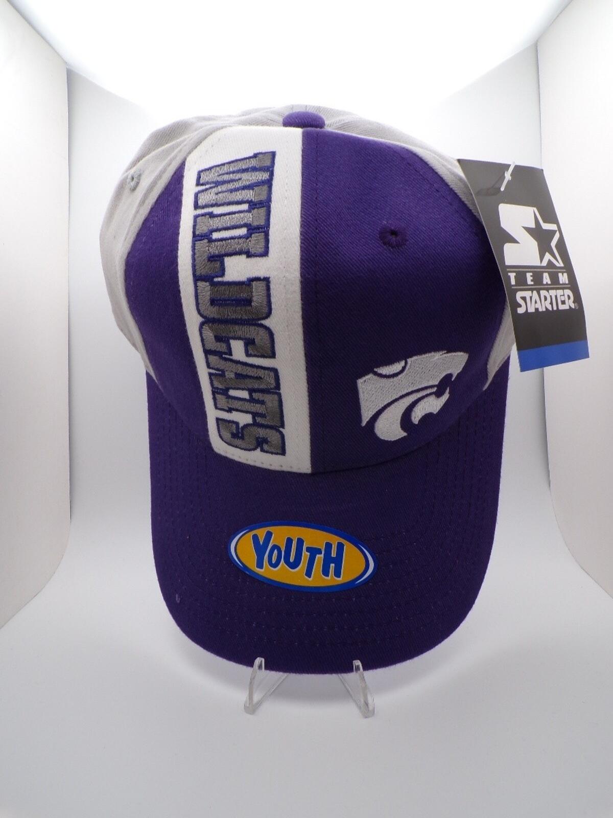 Starter Kansas State Wildcats Youth Boys Baseball Cap Purple One Size