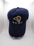 St Louis Rams Navy Baseball Cap Adjustable Strap Back Cotton Hat