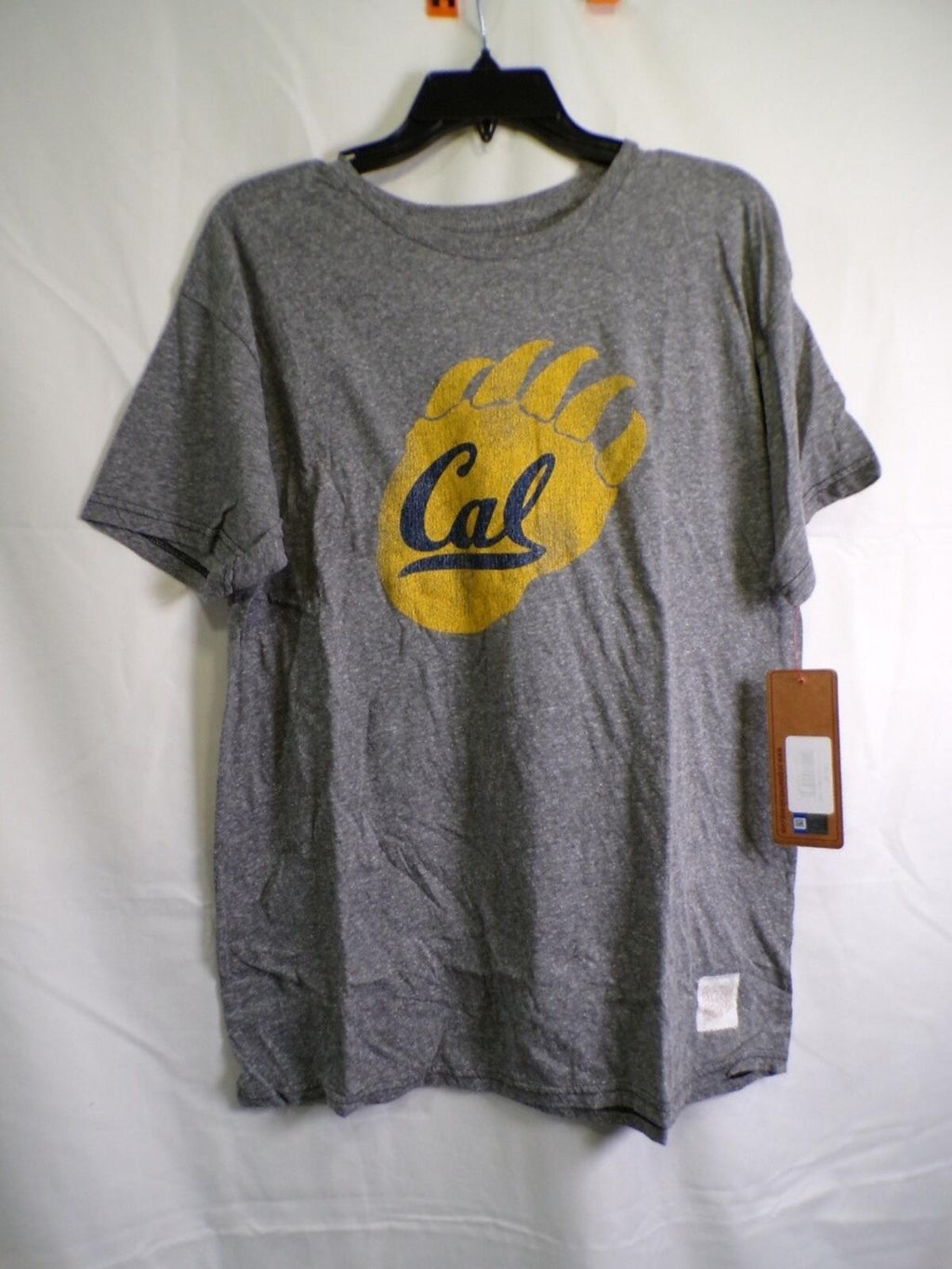 Original Retro Brand Cal Bears Men's L Gray Heather T-Shirt College Vault