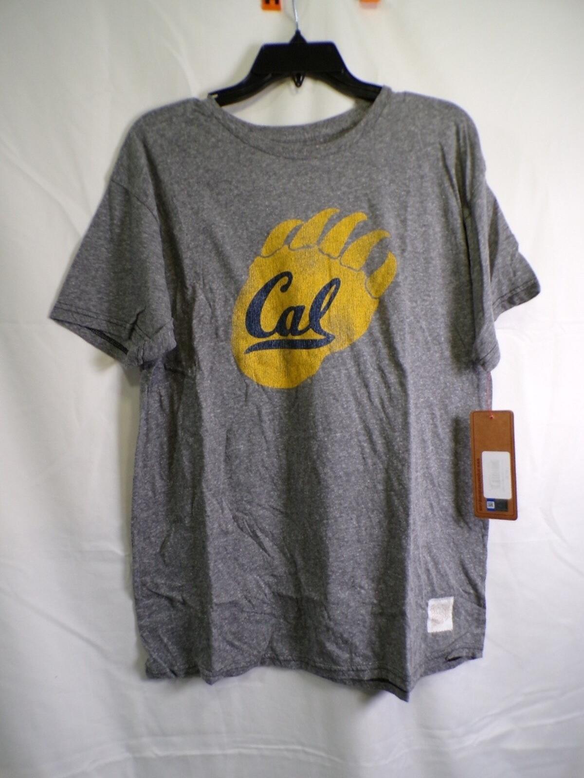 Original Retro Brand Cal Bears Men's L Gray Heather T-Shirt College Vault