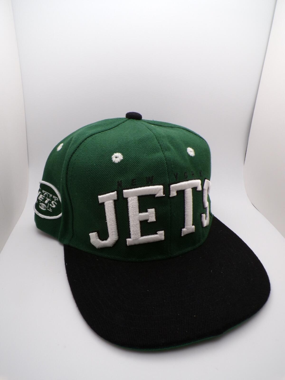Team Apparel NY Jets Green Black Flat Bill Snapback Hat