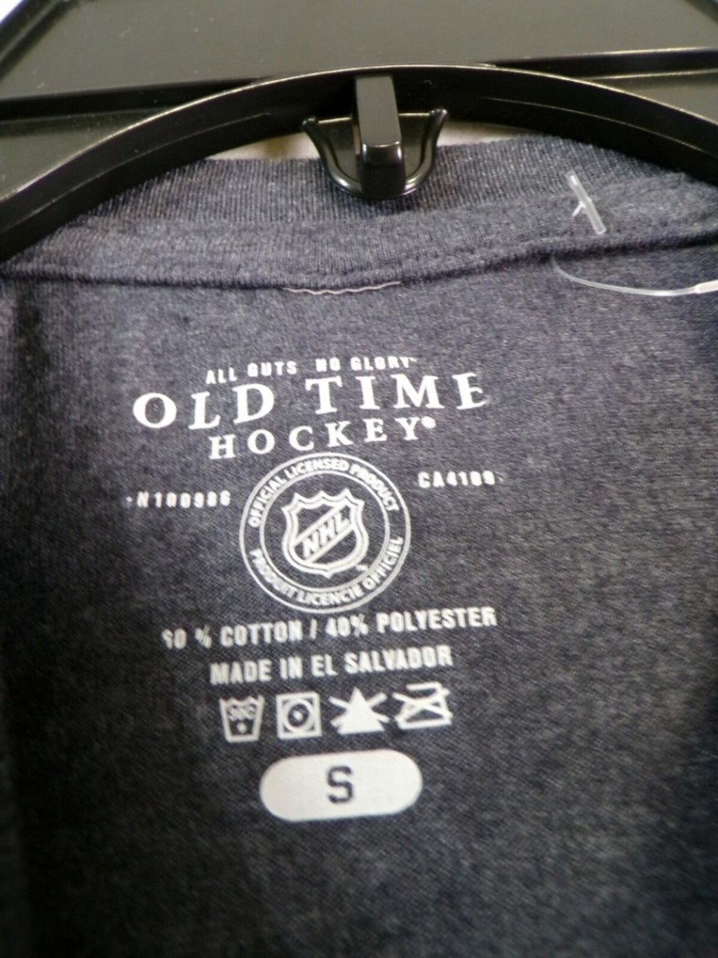 Old Time Hockey New York Rangers Women's T-Shirt S Gray Jersey AZ173