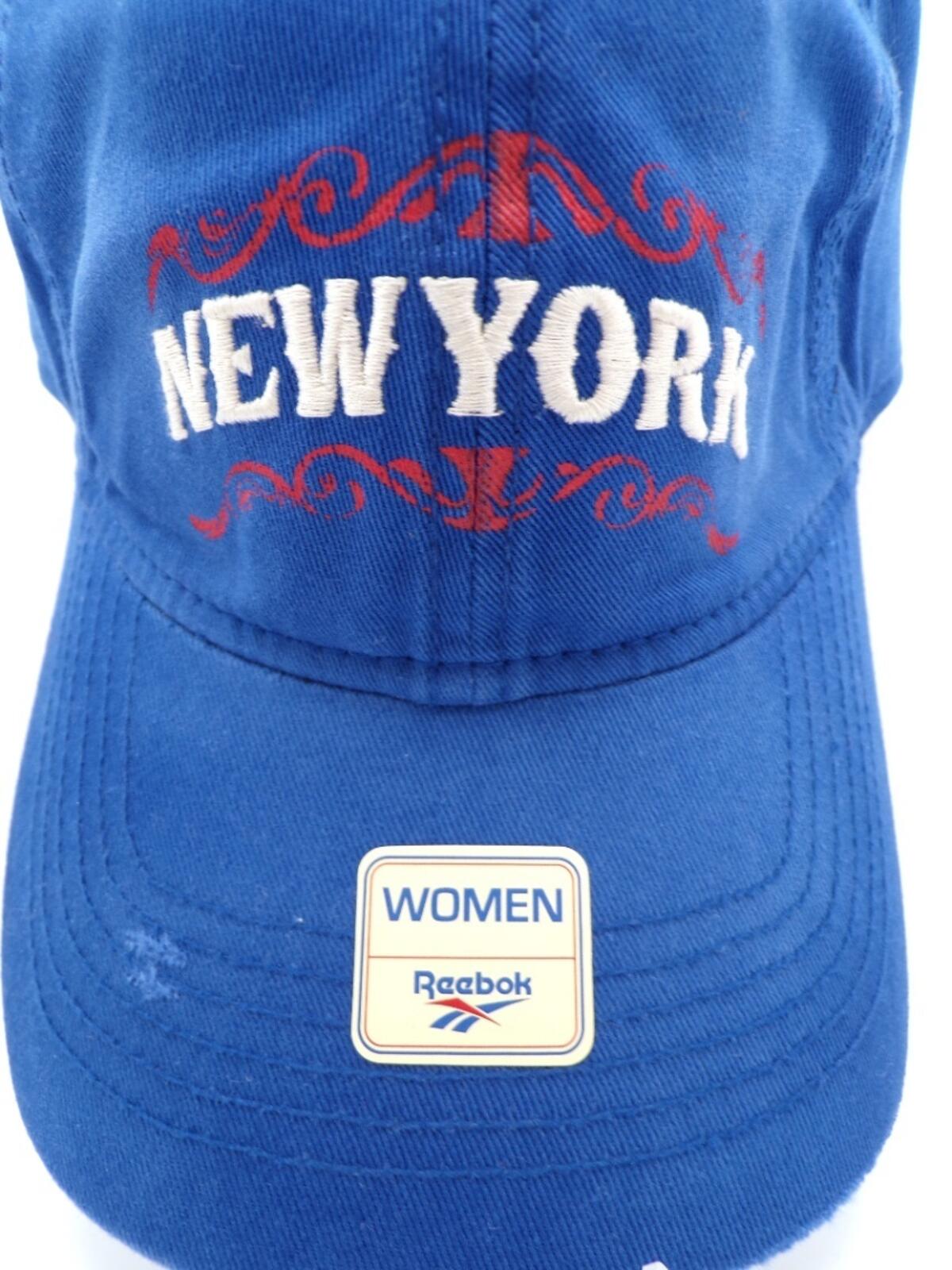 Reebok New York Womens Blue Embroidered Baseball Cap NY NFL LF 253552775
